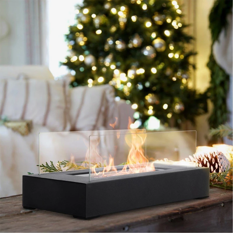 Image of Kabinet UK Tabletop Bio Ethanol Fireplace Black unisex Medium
