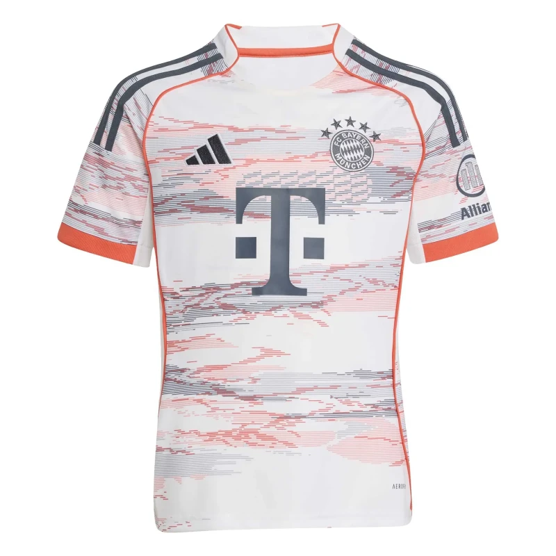 Image of Adidas Bayern Munich Away Kids Jersey 2025/26 Blanc Unisex 15/16 ans JN8524