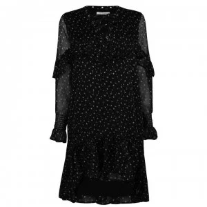 image of Sofie Schnoor Long Sleeve Midi Dress - 1000 - Black