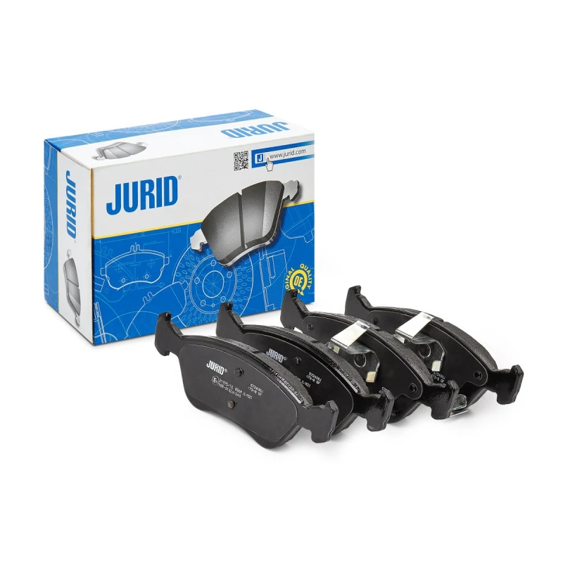 Image of JURID 572400J Brake pad set with acoustic wear warning, without accessories Brake Pad Set,disc brake (402)