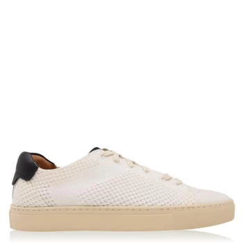 Image of Reiss Brackley Flyknit Trainers - White/Navy