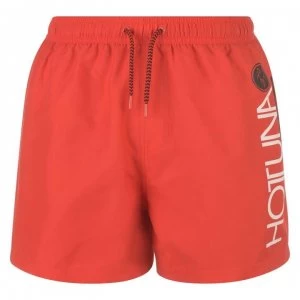 image of Hot Tuna Logo Shorts Mens - Red