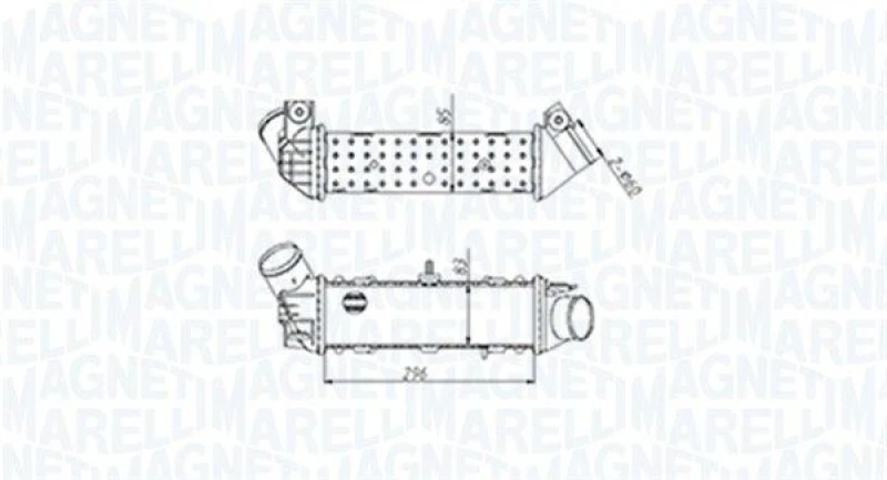 Image of MAGNETI MARELLI Intercooler MAGNETI MARELLI 351319204490