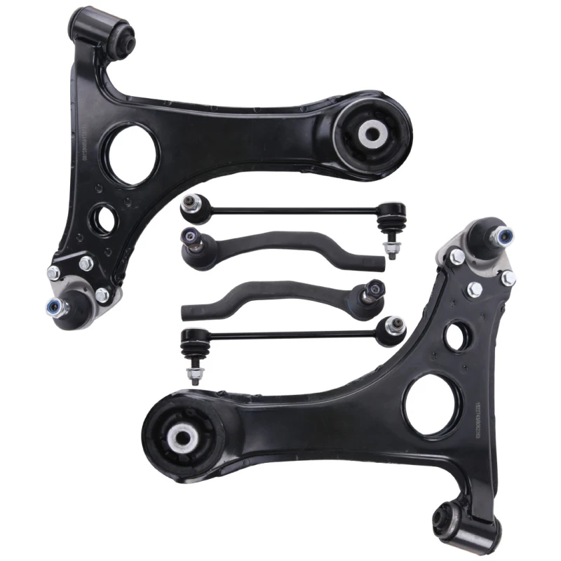 Image of RIDEX 772S1203 Control arm repair kit with suspension rod, Front Axle Right, Control Arm Sheet Steel Suspension Kit (772)