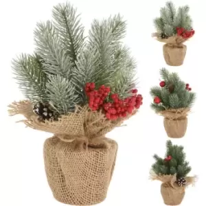 Image of The Spirit Of Christmas Mini Tree in Burlap31 - None
