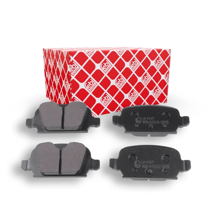 Image of FEBI BILSTEIN 16626 Brake pad set Rear Axle, with acoustic wear warning Brake Pad Set,disc brake (402)