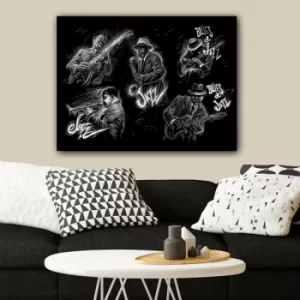 Image of 1253161897_70100 Multicolor Decorative Canvas Painting