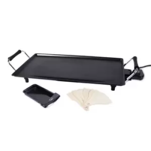 image of Quest 35490 2000W Electric Teppanyaki Grill -Black