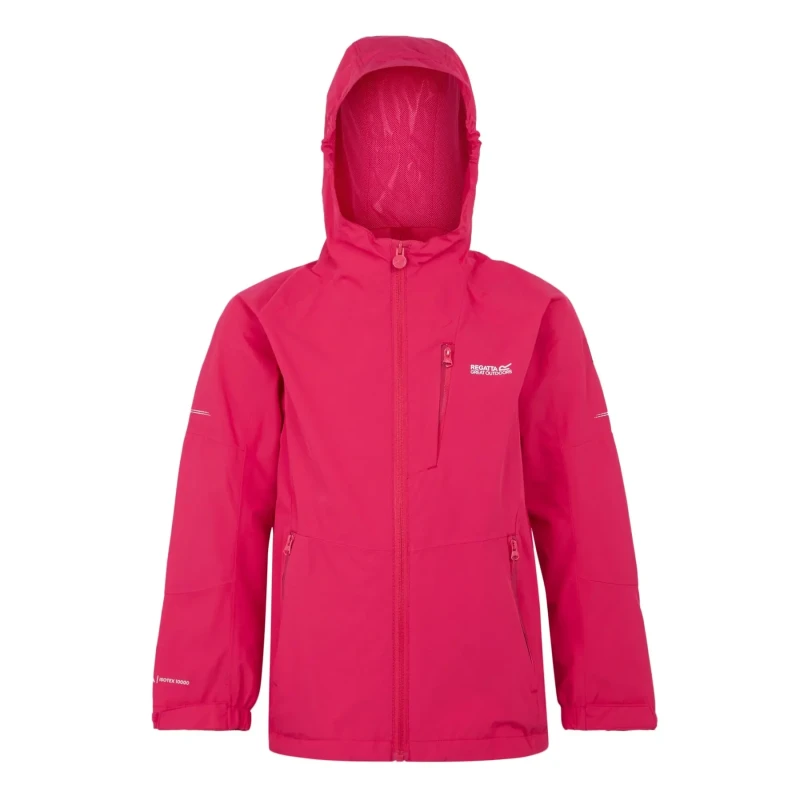 Image of Waterproof jacket for children Regatta Calderdale III Rose Unisex 15/16 ans
