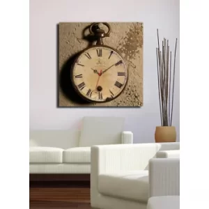 4545CS-1 Multicolor Decorative Canvas Wall Clock