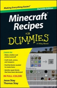 Image of Minecraft Recipes for Dummies by Jesse Stay Book