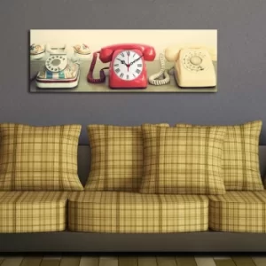 Image of 3090CS-46 Multicolor Decorative Canvas Wall Clock