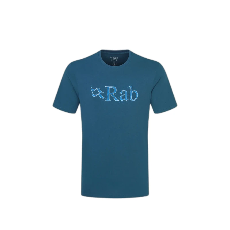 Image of T-Shirt Rab Stance Tech Sketch Bleu Male 2XL