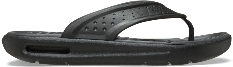 Image of Crocs Crocs Men InMotion Flip in Black Size: 9 Black 9 Male 198445177576