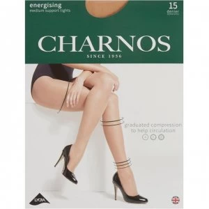 image of Charnos Medium Energising 15D Support Tights - Tan