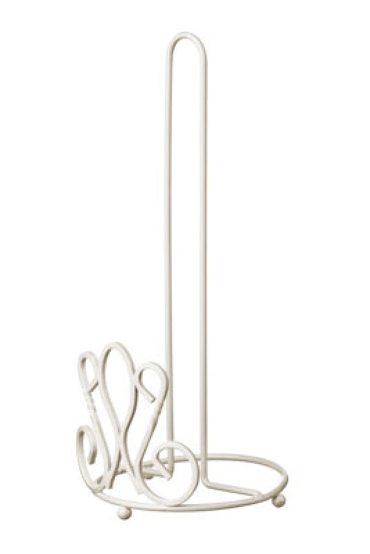 Image of Premier Housewares De Lis Kitchen Roll Holder Cream