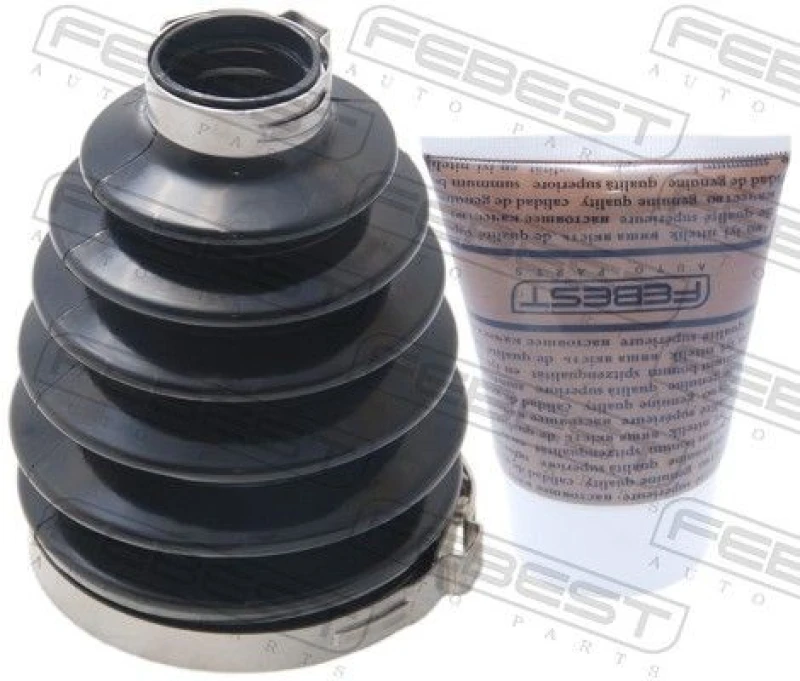 Image of FEBEST 0517P-GHAT CV Boot Wheel Side, PVC PVC Bellow,drive shaft (194)