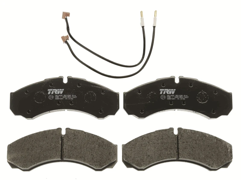 Image of TRW GDB1609 Brake pad set incl. wear warning contact Brake Pad Set,disc brake (402)