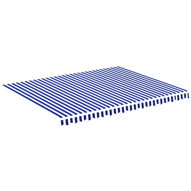 Image of VIDAXL Replacement Fabric for Awning Blue and White 4.5x3.5 m vidaXL 8720286150115