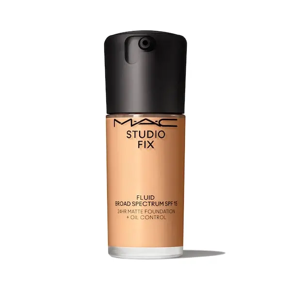 Image of MAC Studio Fix Fluid SPF 15 Foundation - NC41 - Soft-Matte Finish - 24hr Medium-To-Full Coverage - 30ml - MAC Cosmetics