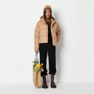 Image of Missguided Padded Puffer - Neutral