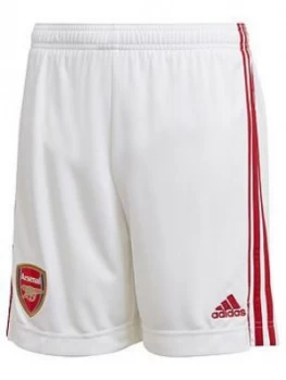 Image of Adidas Arsenal Junior 2020/21 Home Shorts - White