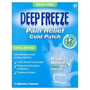 Image of Deep Freeze Pain Relief Cold Patch 4s