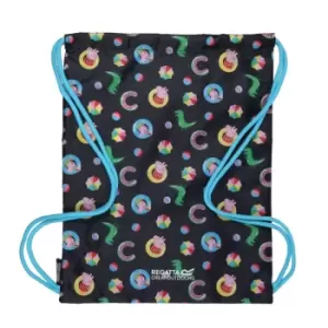 Image of Regatta Boys Peppa Drawstring Gym Sack Swim Bag One Size