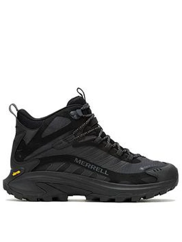 Image of Merrell Moab Speed 2 Mid GTX Mens Black Waterproof Walking Boots - UK 11 Black male ES3754BLK11