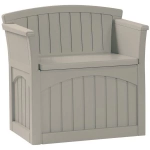 Image of Suncast Storage Patio Seat - Taupe