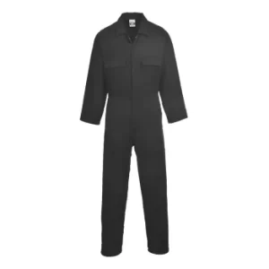 image of Portwest S998 Euro Cotton Boilersuit Black 3XL 31"