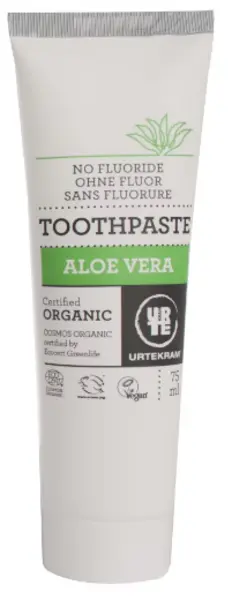 image of Urtekram Aloe Vera Organic Toothpaste 75ml