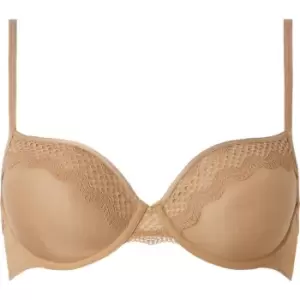 Image of Calvin Klein Micro Lace Space Bra - Brown