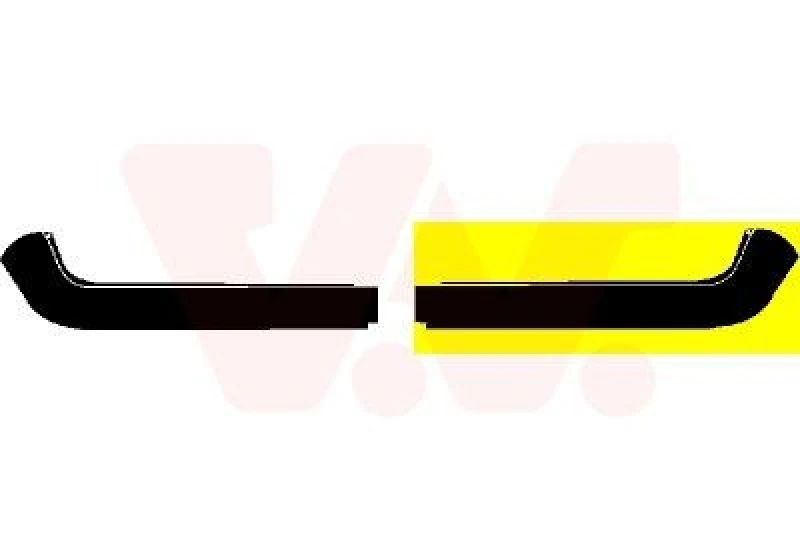 Image of VAN WEZEL Front splitter VAN WEZEL 5813502