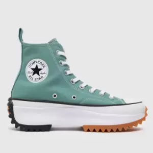 image of Converse Blue Run Star Hike Recycled Hi Trainers