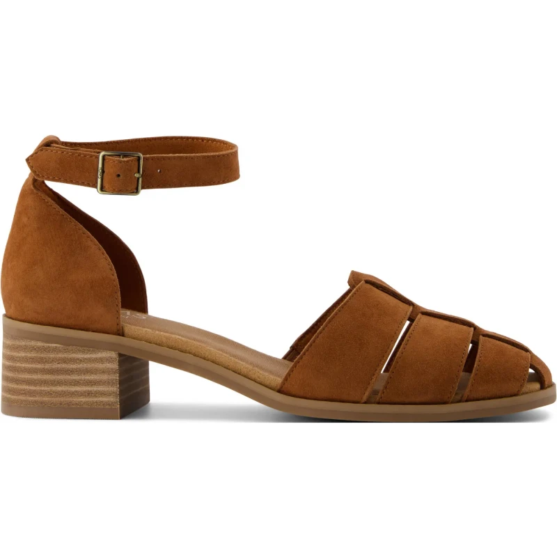 Image of TOMS Womens heeled sandals Toms Jaclyn Fisherman Marron Female 42