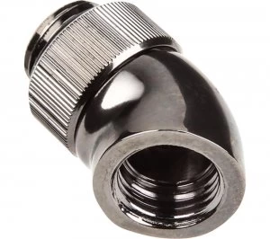 Image of EK-AF Angled 45 Degrees Fitting Adapter - Black Nickel