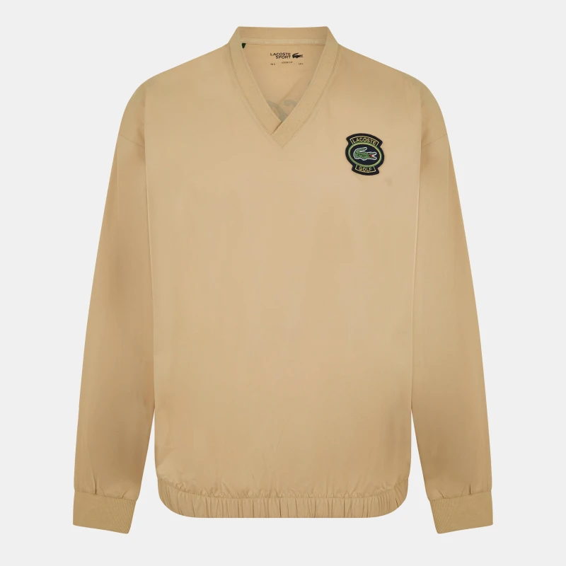 Image of Lacoste Mens Golf Moisture Wicking Pullover Jumper Croissant male S