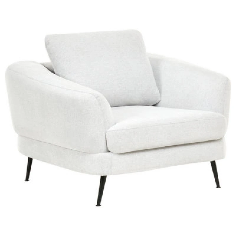 Image of Beliani Armchair Kjaer Fabric Off-White