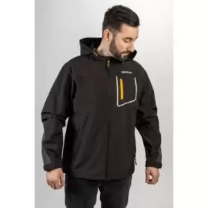 Image of Capstone Hooded Soft Shell Jackets Black Medium