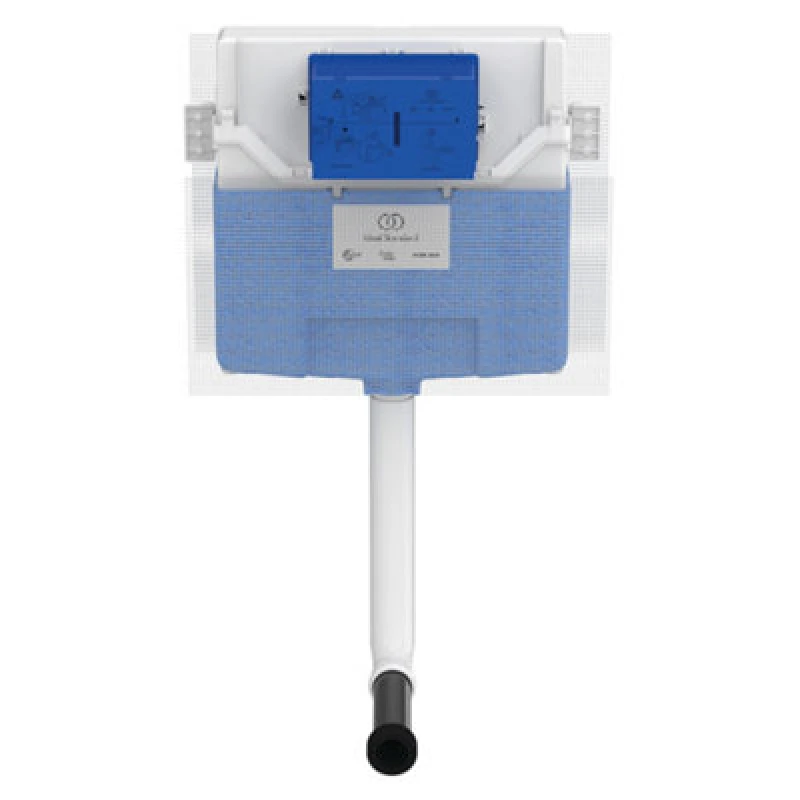 Image of Ideal Standard Prosys Pneumatic White Concealed Side Inlet Water-Saving Cistern (H)42.5Cm (W)49Cm (D)12Cm