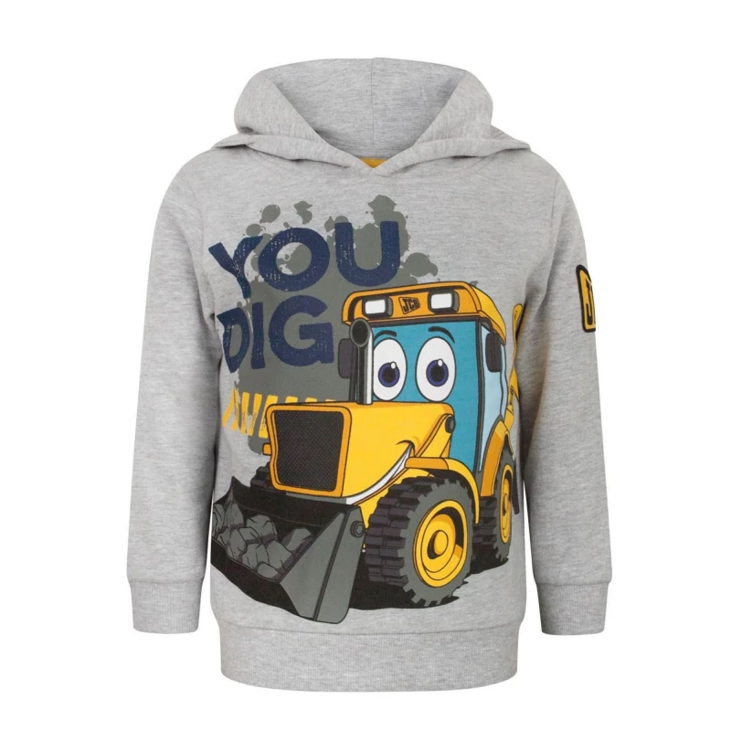 Image of JCB Hoodie Grey male