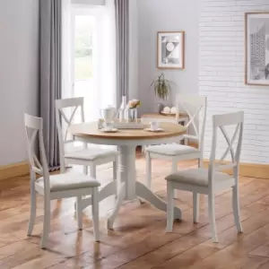Image of Davenport Set of 2 Dining Chairs Grey Grey