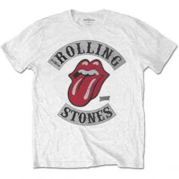 Image of The Rolling Stones - Tour 1978 Mens Medium T-Shirt - White