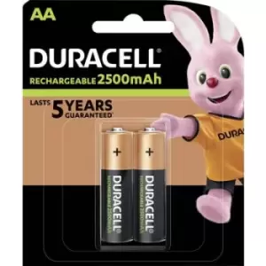 Image of Duracell PreCharged AA battery (rechargeable) NiMH 1.2 V 2 pc(s)