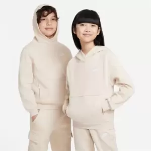 Image of Nike Sportswear Club Pullover Hoodie Junior Boys - Beige