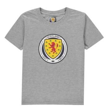 image of Source Lab Scotland T Shirt Juniors - Grey Marl