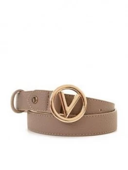 Image of Valentino By Mario Valentino Round Belt - Beige , Beige, Size S, Women