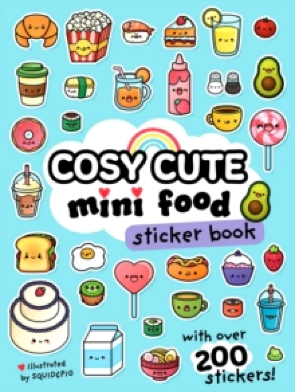 Image of Cosy Cute Mini Food Sticker book Paperback / softback