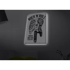 Image of 4570MDACT-067 Multicolor Decorative LED Lighted Canvas Painting